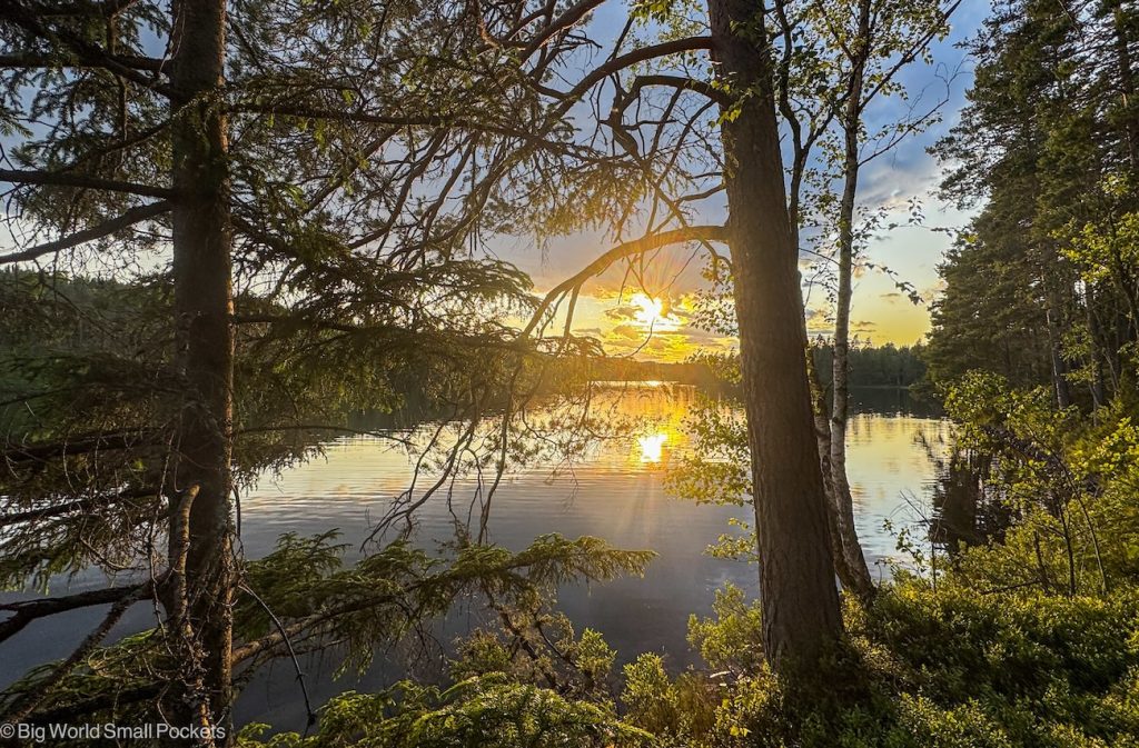 Sweden, Canoe Trip, Sunset
