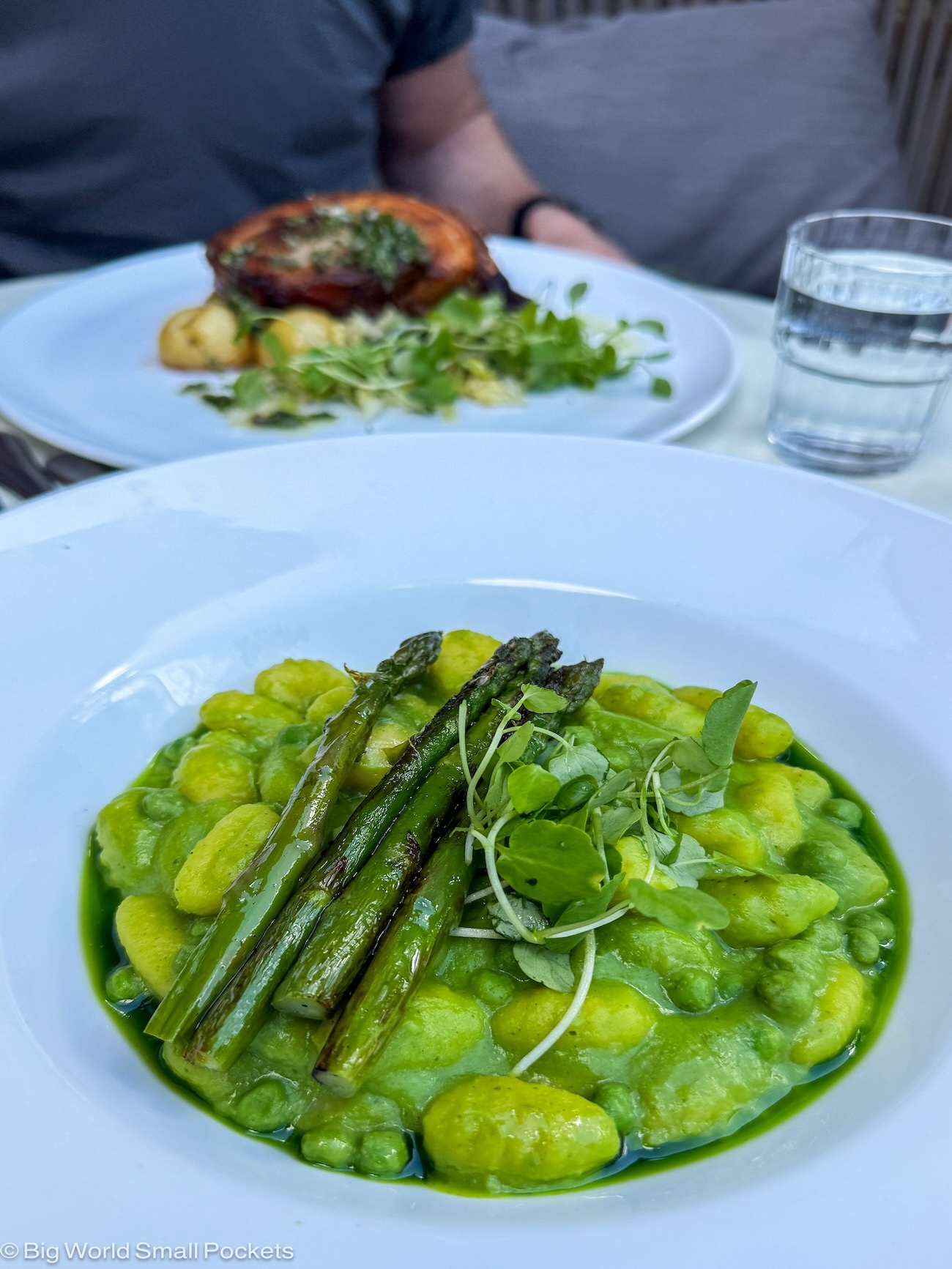 Bury St Edmunds, Damson & Wilde, Vegetarian Gnocchi in Large White Dish