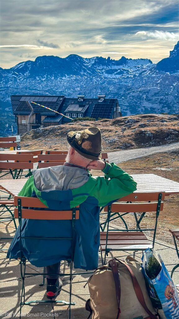 Austria, Man in Mountains, Traditional Hat