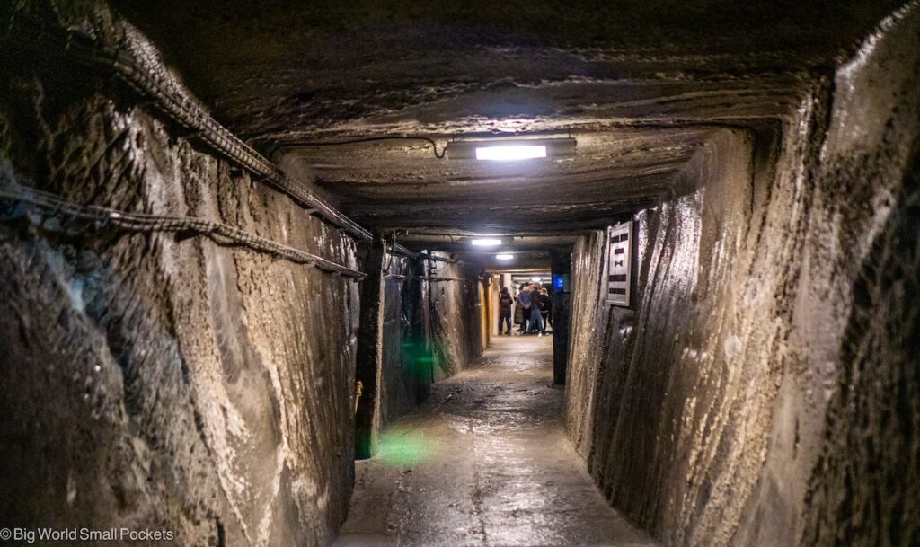 Poland, Wieliczka Salt Mine, Tunnel