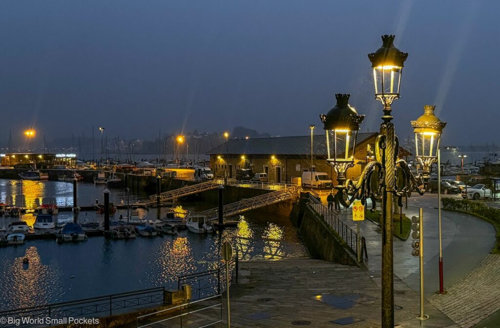 Portuguese Camino, Baiona Promenade, Evening