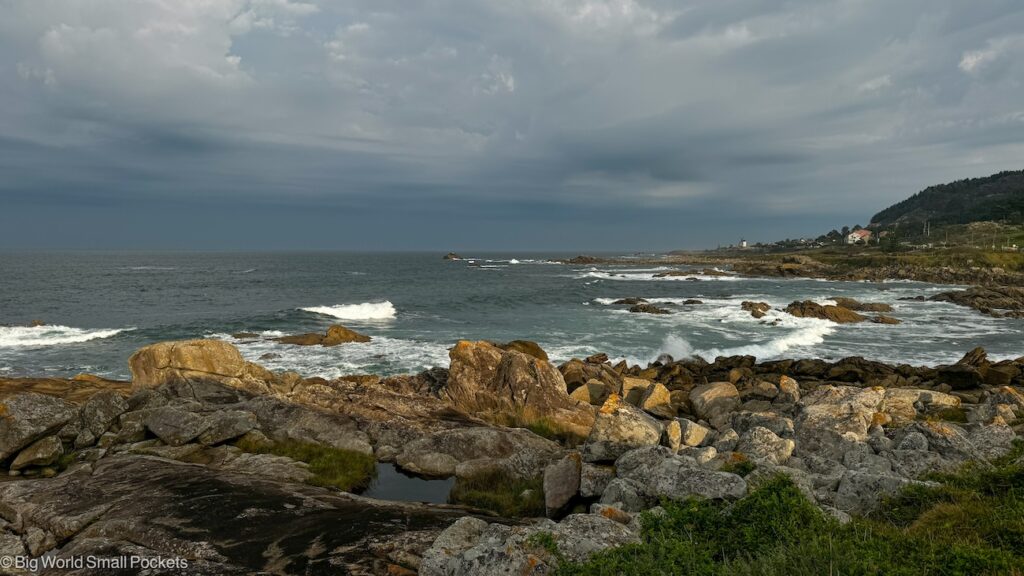 Portuguese Camino, Coastal View, Stormy Sky