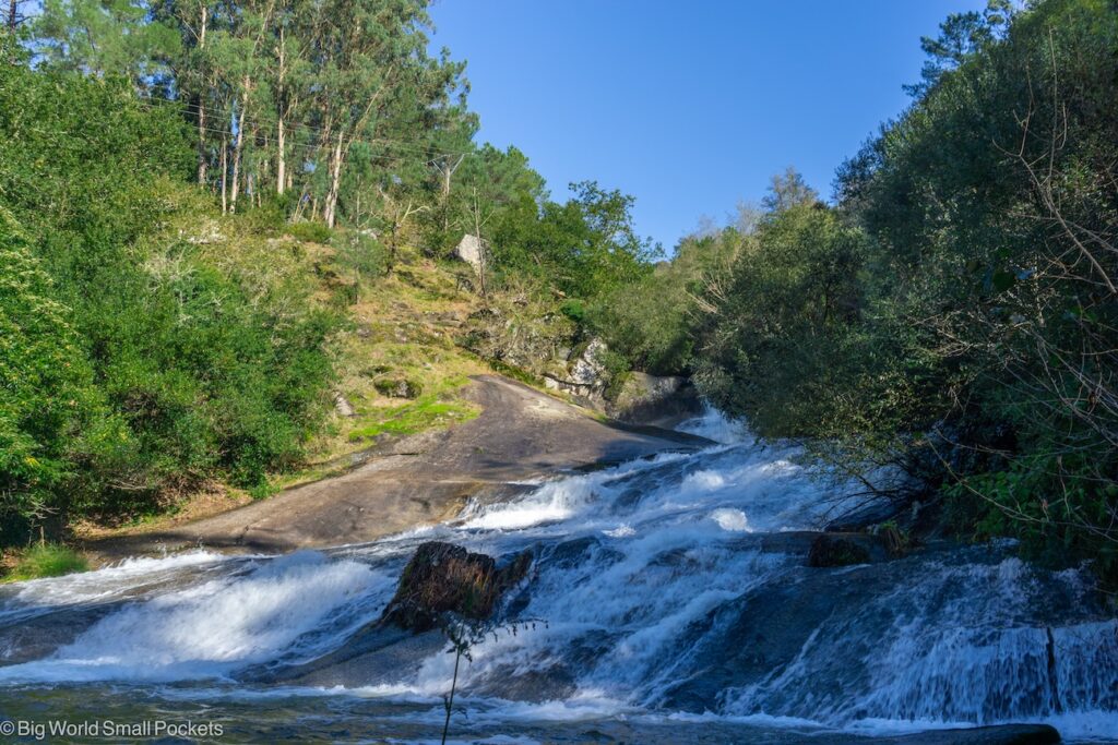 Spain, Camino de Santiago, Waterfall