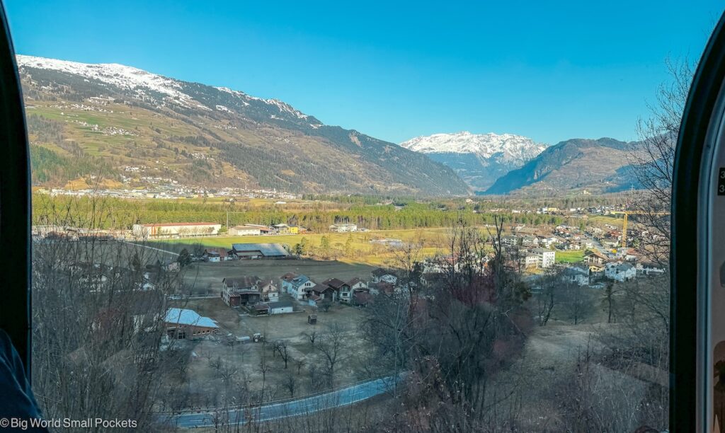 Switzerland, Regional Train, Window View