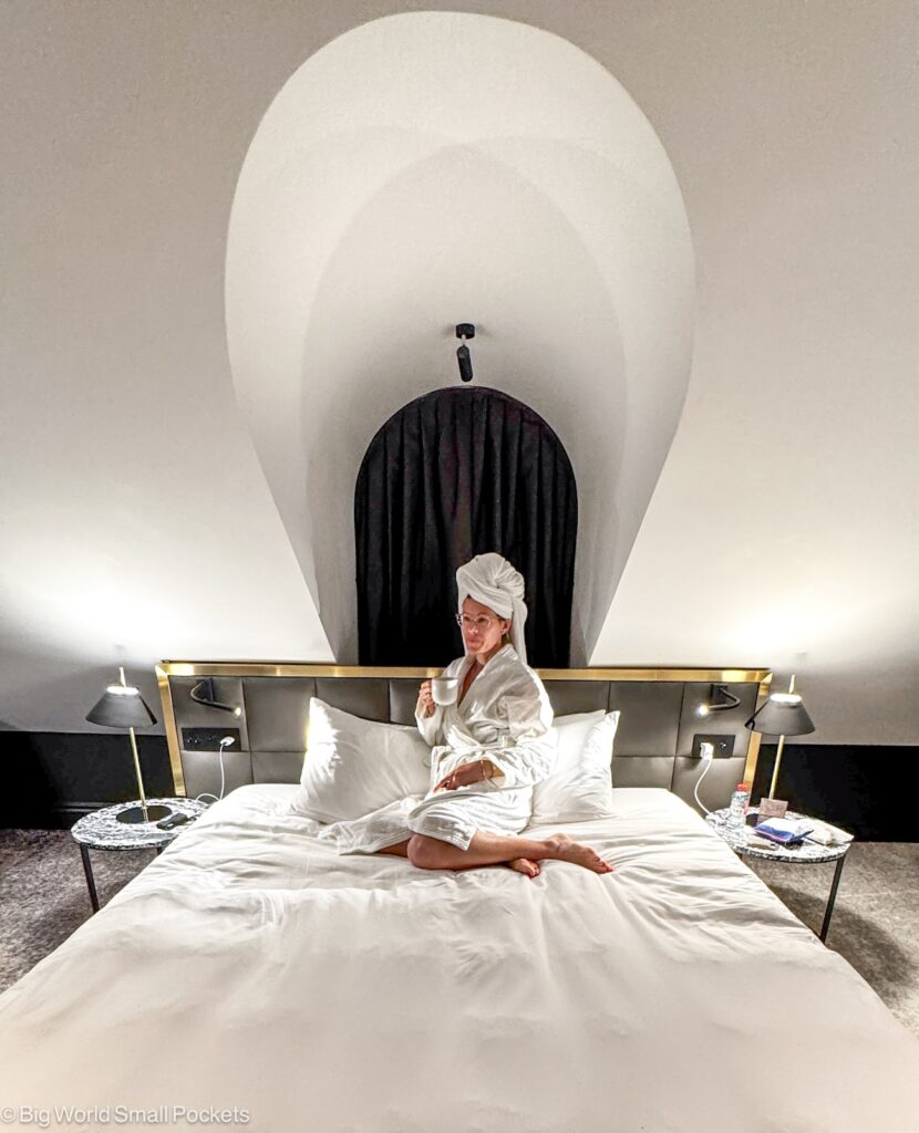 Lithuania, Vilnius, Me in Hotel