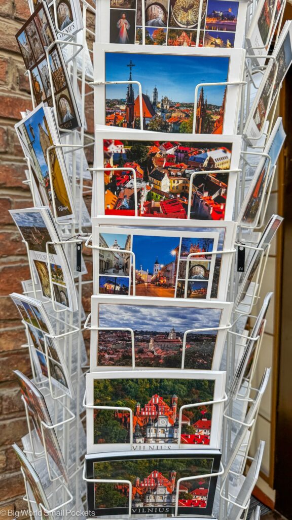 Lithuania, Vilnius, Postcards
