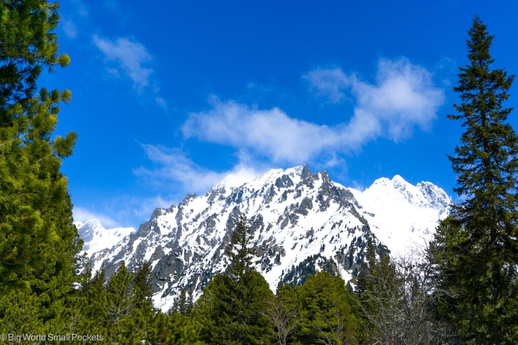 Slovakia High Tatras, Winter Peak with Snow