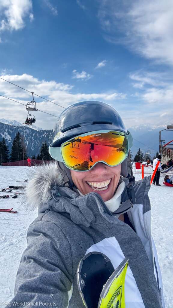 Italy, Aprica, Me on Slopes