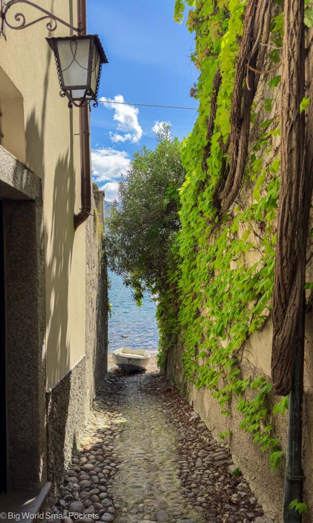 Italy, Lake Como, Bellagio Street