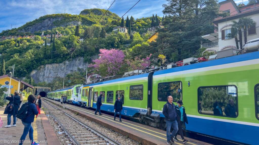 Italy, Lake Como, Train from Milan