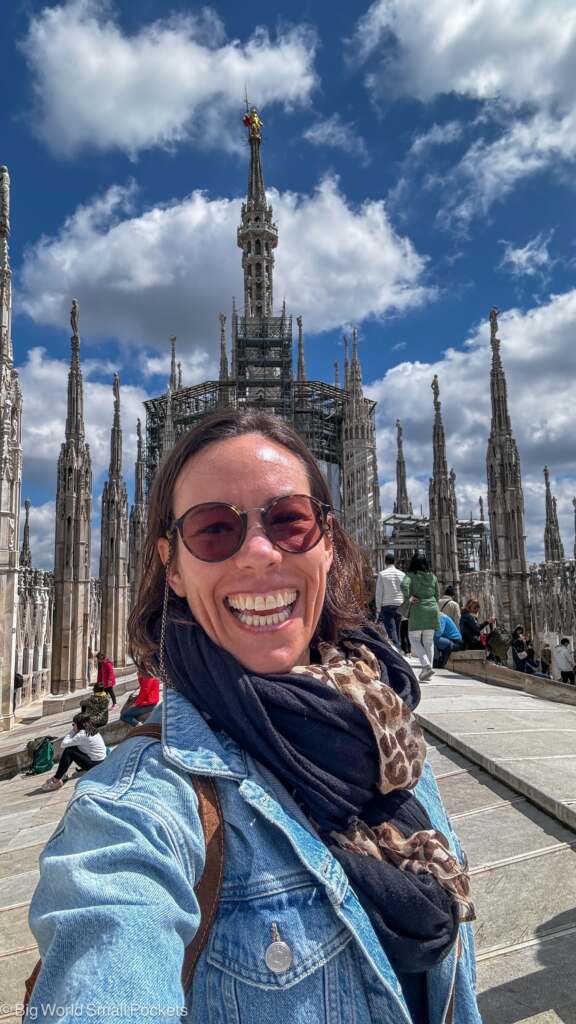 Italy, Milan, Me on Duomo Terraces