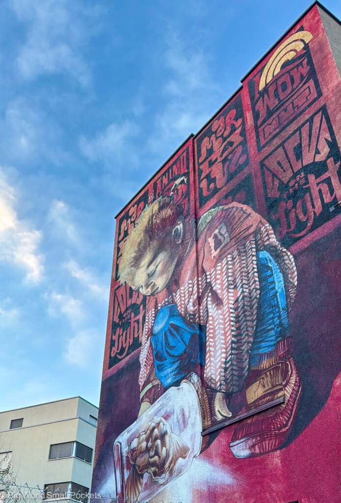 Switzerland, Chur, Street Art Mural