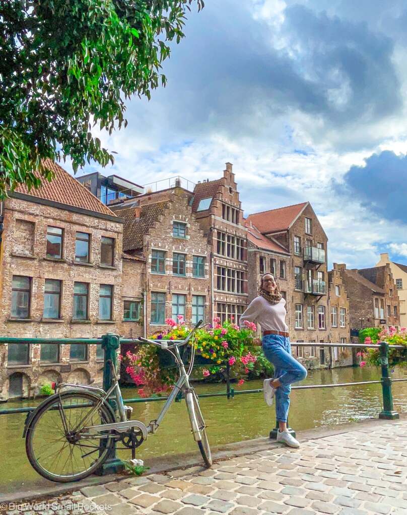 Belgium, Ghent, Me By Canal