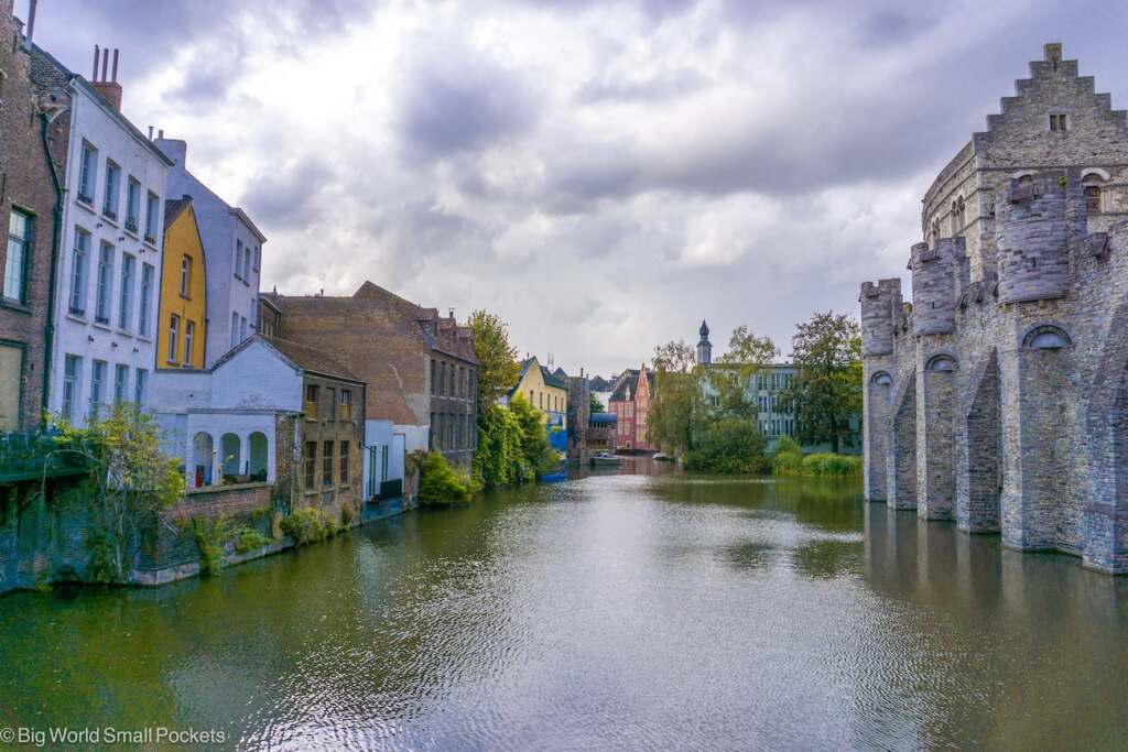 Belgium, Ghent, Waterway