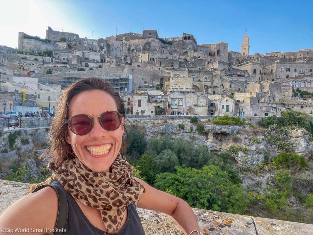 Italy, Matera, Me Infront of City