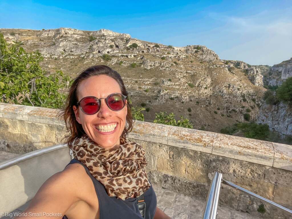 Italy, Matera, Me on Street