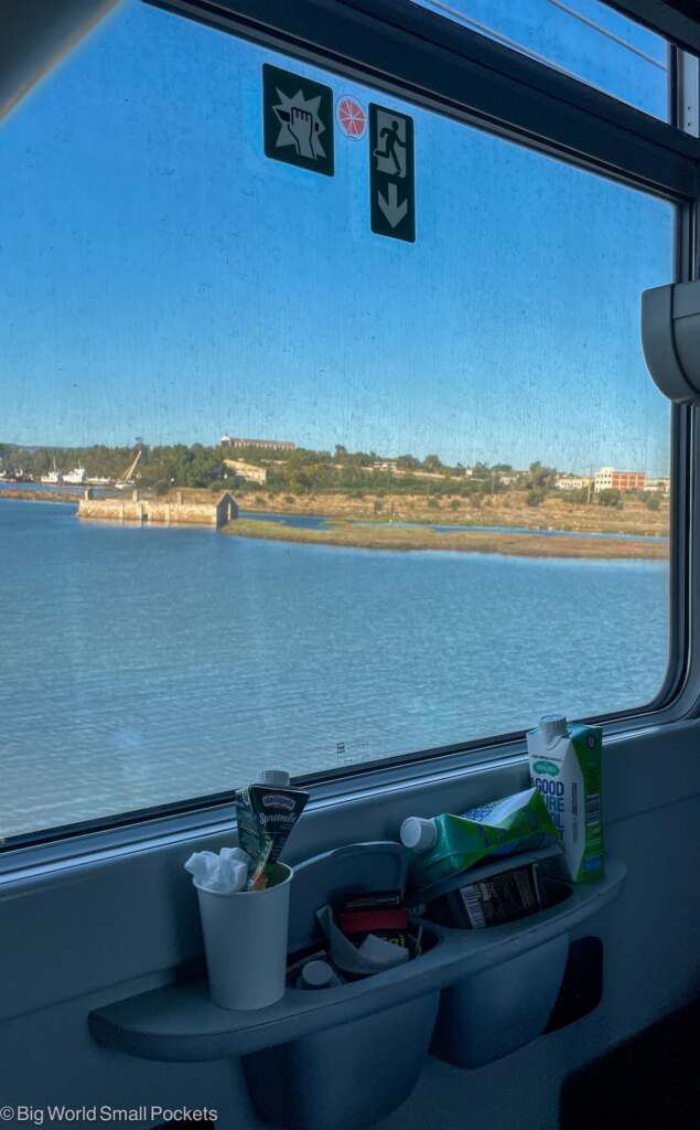 Italy, Sicily, Overnight Train Morning View From Window