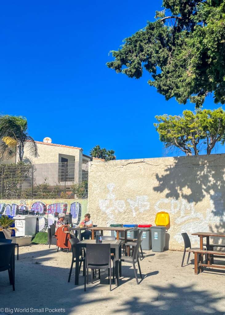 Sicily, Fontaine Bianche, Local Cafe