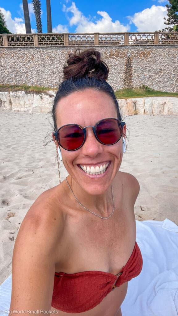 Sicily, Fontaine Bianche, Me on Sand