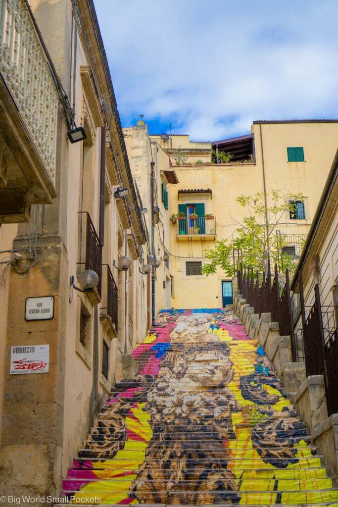 Sicily, Noto, Stairs