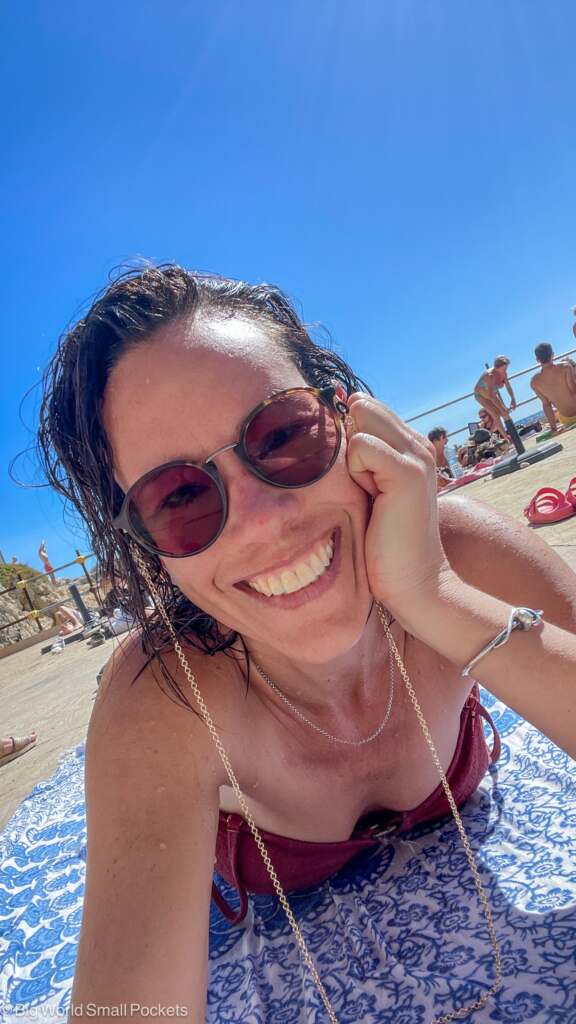 Sicily, Siracusa, Me After Swim