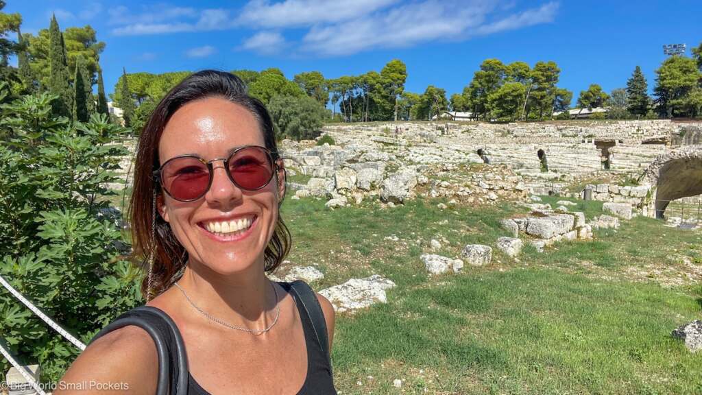 Sicily, Siracusa, Me at Neapolis Archaeological Area