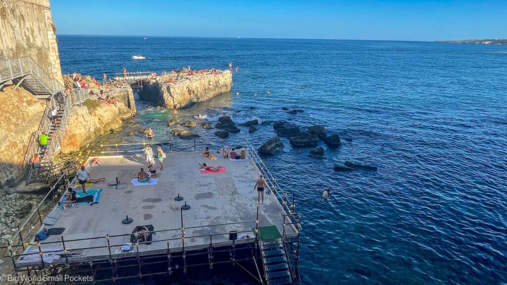 Sicily, Siracusa, Swimming Platform
