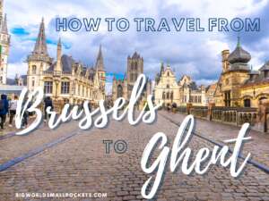 Travel from Brussels to Ghent