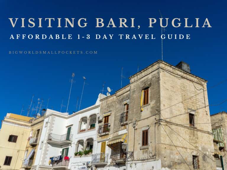 Visiting Bari in Puglia