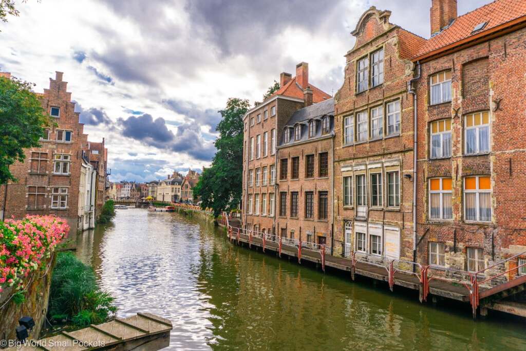 Belgium, Ghent, Canal View