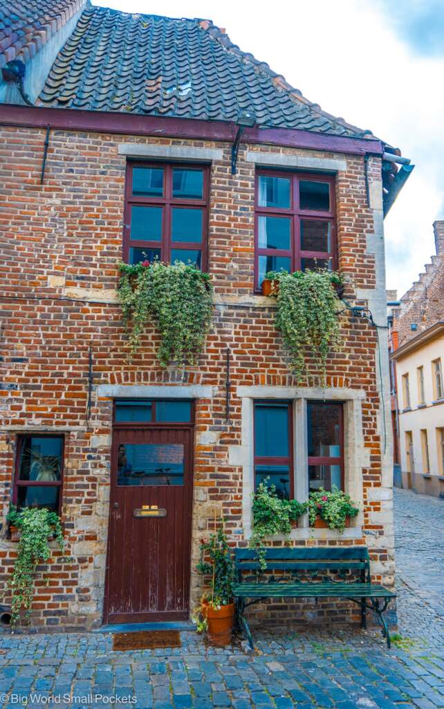 Belgium, Ghent, House with Red Door