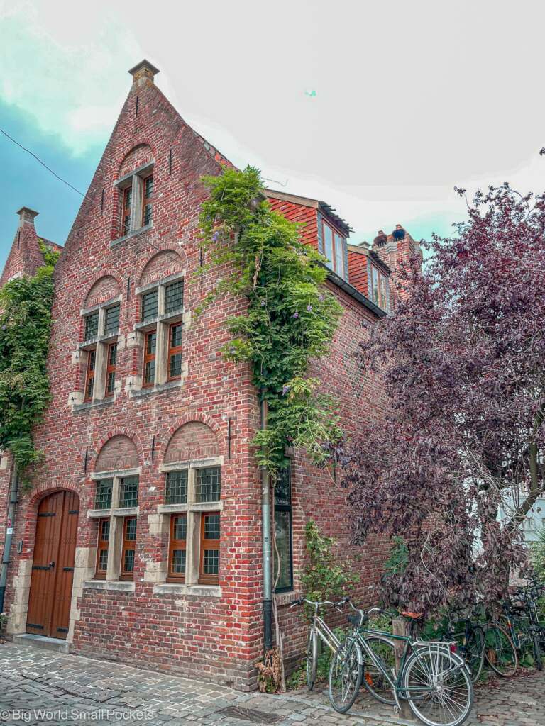 Belgium, Ghent, House with Red Door