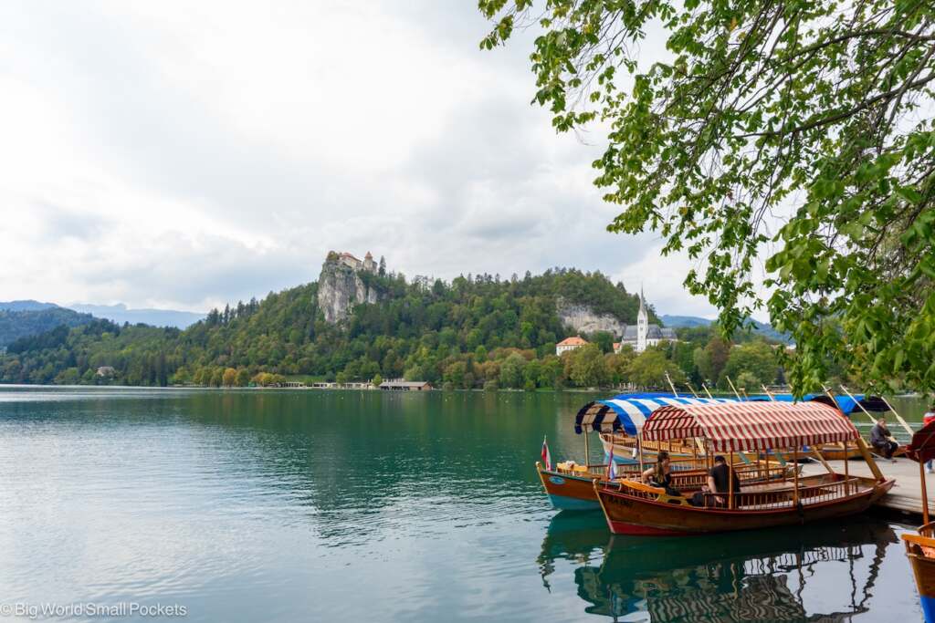 Slovenia, Lake Bled, Traditional Boats