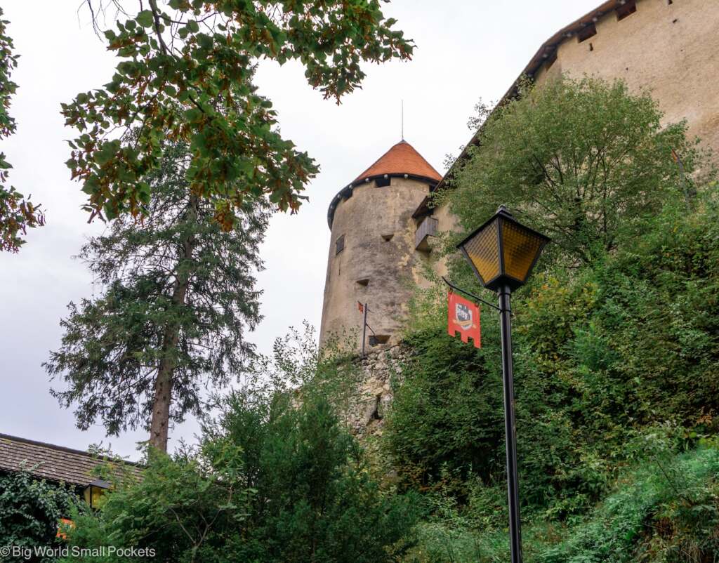 Slovenia, Lake Bled, Turret