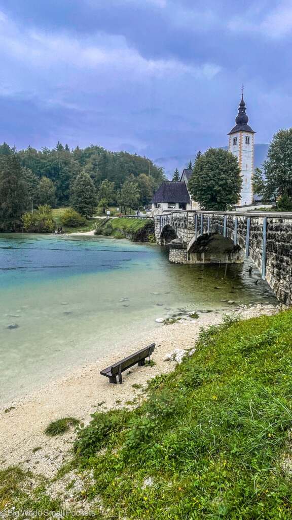 Slovenia, Lake Bohinj, Shoreline