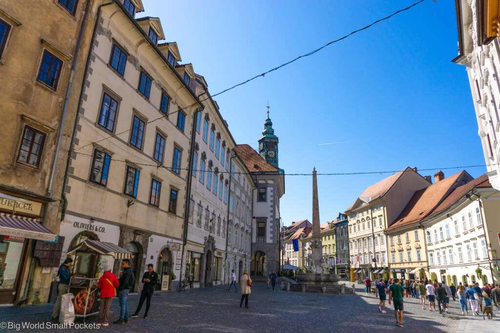 Slovenia, Ljubljana, City Streets