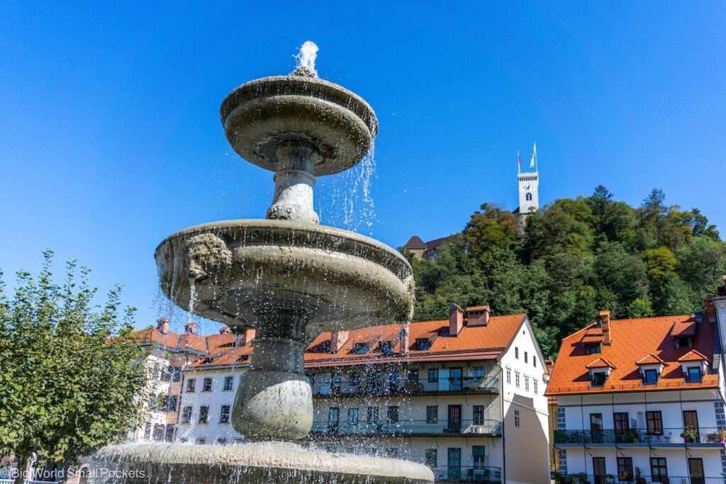 Slovenia, Ljubljana, Water Fountain
