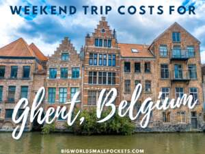 Trip Costs in Ghent