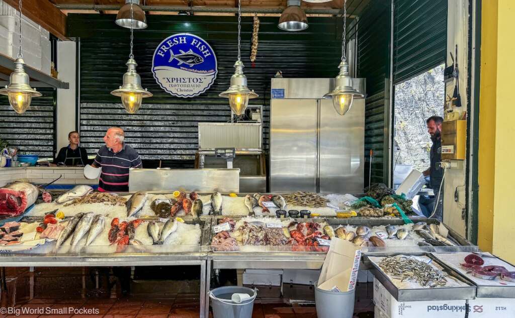Corfu, Old Town, Fish Stall