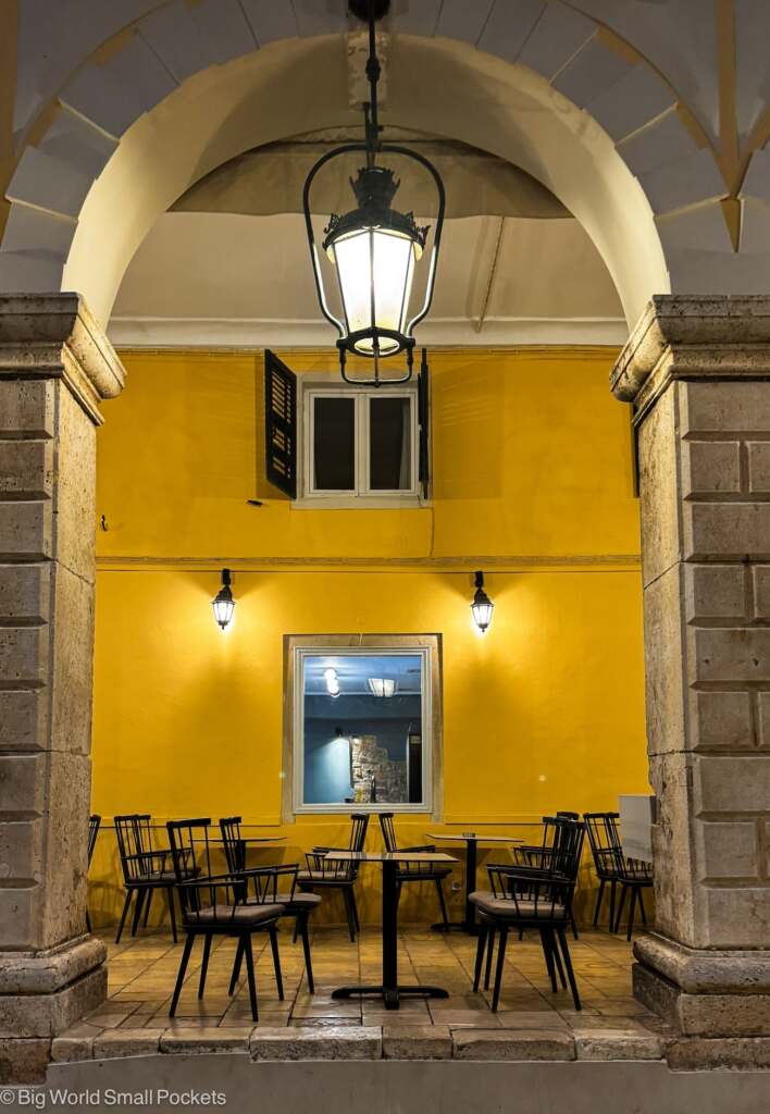 Corfu, Old Town, Restaurant Table