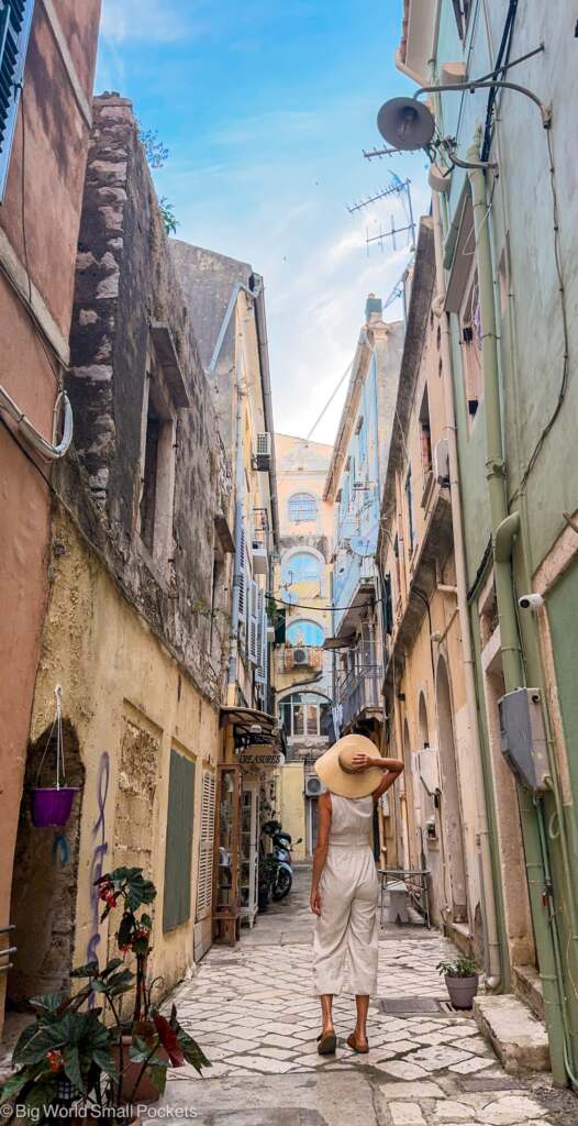 Greece, Corfu, Me in Old Town