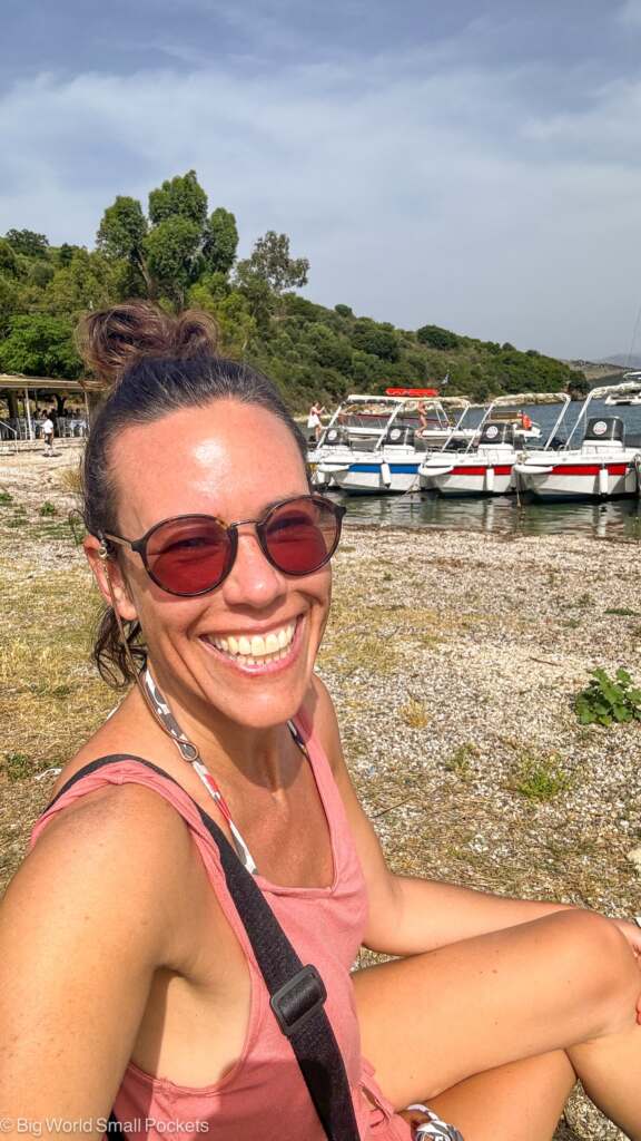Greece, Corfu, Me on Beach