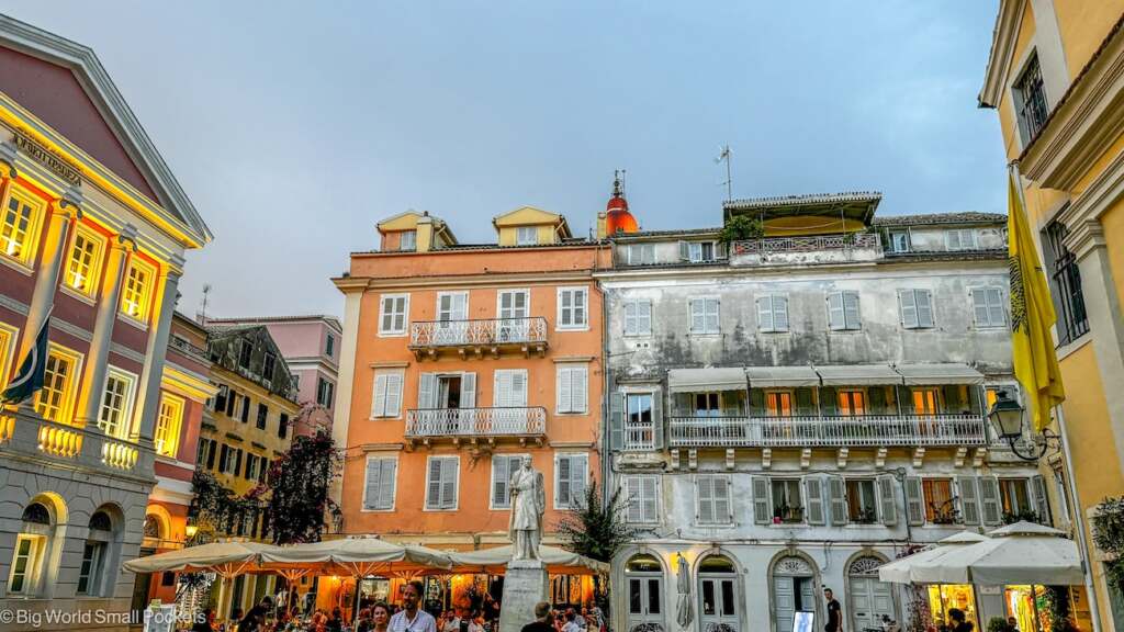 Greece, Corfu, Old Town Buildings
