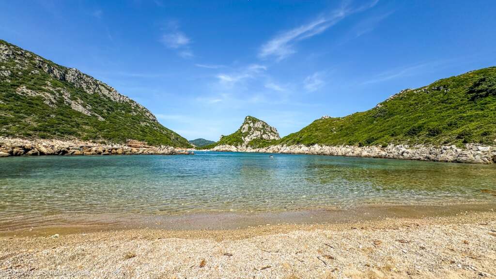 Greece, Corfu, Sandy Beach