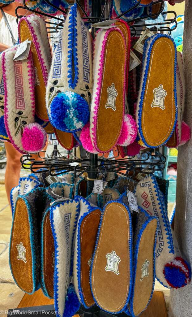 Greece, Corfu, Slippers
