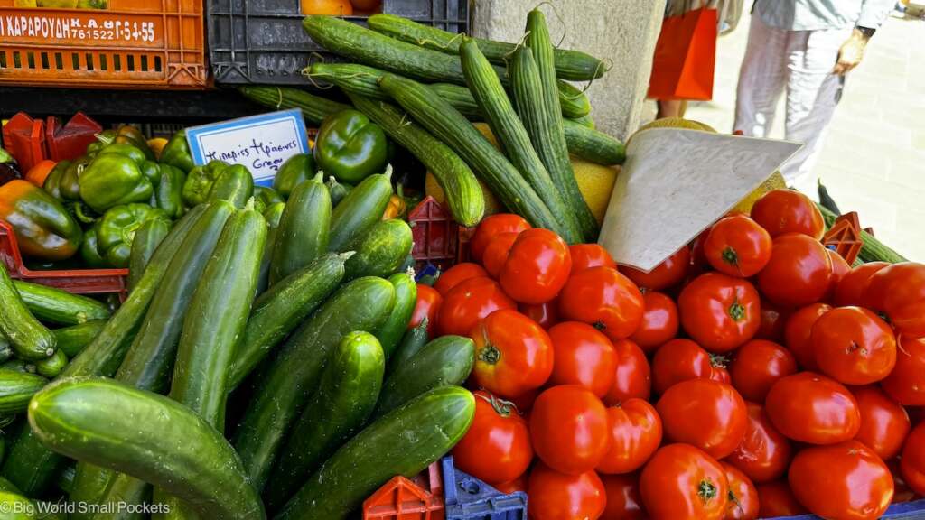 Greece, Corfu, Vegetables