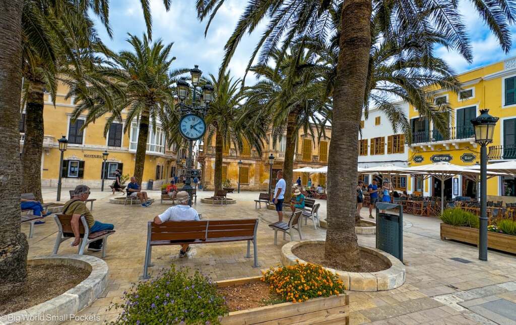 Menorca, Ciutadella, Square