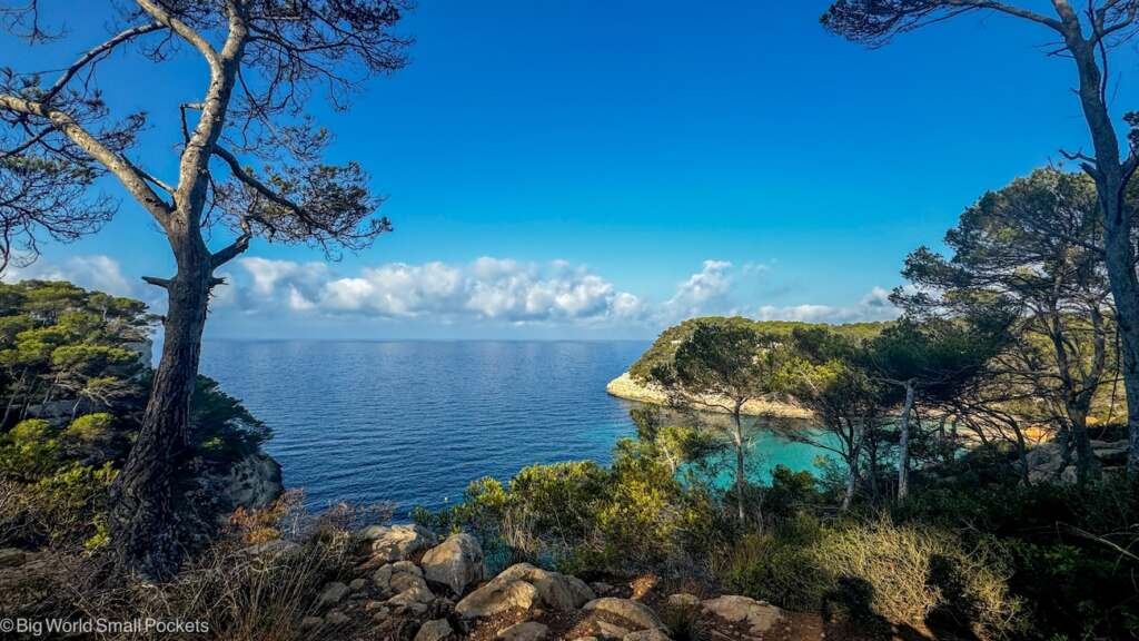 Spain, Menorca, Coastal View