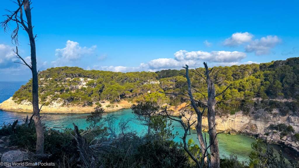 Spain, Menorca, Limestone Cliffs