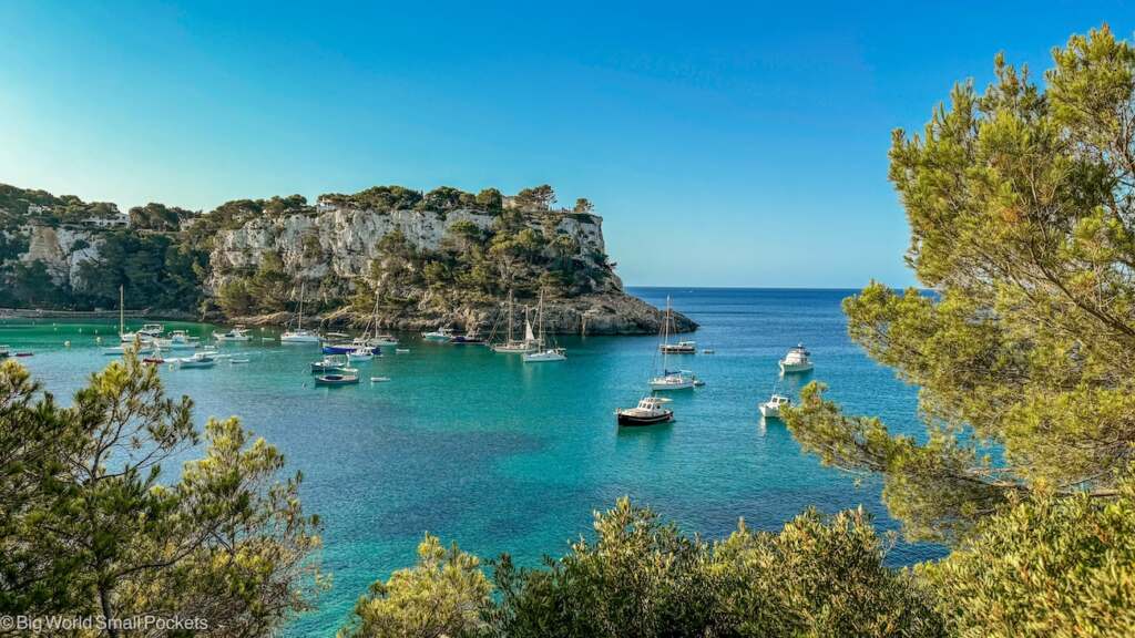 Spain, Menorca, Southern Coastline